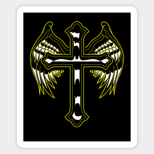 Angel Cross Sticker